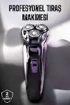 Profesyonel Şarjlı Saç ve Sakal Tıraş Makinesi Hassas Kesim-1