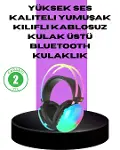 RGB Aydınlatmalı Kablosuz Bluetooth Oyuncu Kulaklığı-1