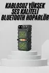 Bluetooth Hoparlör Yüksek Ses Kaliteli Büyük Boy Çift Çıkışlı Ses Bombası-1