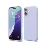 Apple iPhone 16 Plus Kılıf Nano içi Kadife Silikon - Lila-3
