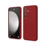Samsung Galaxy S24 FE Kılıf First Silikon - Kırmızı-3