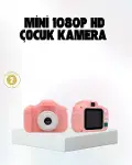 Çocuklar İçin Mini Fotoğraf Makinesi 8MP 1080P Video ve Darbeye Dayanıklı-1