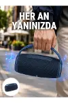 Net Stereo Ses Sunan IPX5 Su Geçirmez Bluetooth Hoparlör Yeni Nesil-1