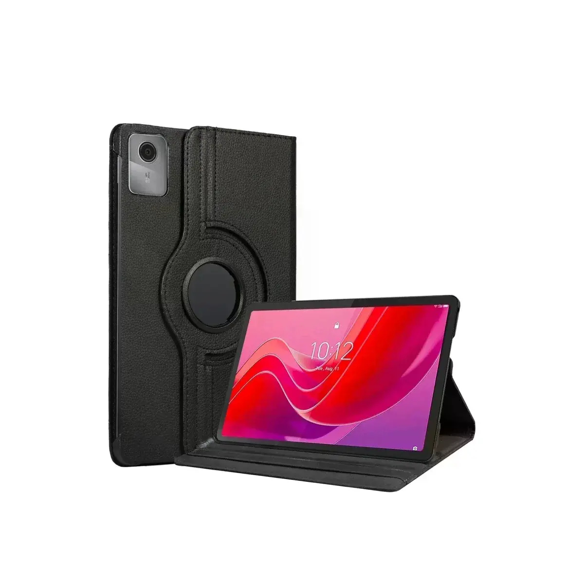 Lenovo Tab M11 Tb330fu 360 Tablet Deri Kılıf - Siyah