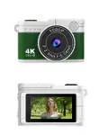 Mini 4K Ultra HD Dijital Kamera 1080P Video IPS Ekran Cep Boy Taşınabilir-3