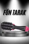 Saç Şekillendirici Ve Saç Düzleştirici Fön Tarağı Tarak Fırça 1200w Saç Kurutma-1