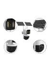 Güneş Enerjili Çiftlik Kamerası 9MP 4G SIM Kartlı Solar Güvenlik Kamerası-2