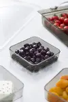 Akrilik Barok Füme 6 Bölmeli Tek Kapaklı Büyük Kahvaltılık-6