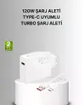 120W Turbo Akıllı Tanıma Çipli Hızlı Şarj Cihazı Taşınabilir ve Dayanıklı-1