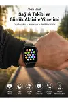 Telefon Görüşmesi Destekli, Nabız Ölçümü ve Uyku izi Özelliklerine Sahip Akıllı Saat-1