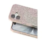 Onegif Apple İphone 17 Bright Simli Kapak - Pembe-2