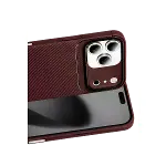 Apple İphone 17 Pro Auto Focus Karbon Kapak - Bordo-2