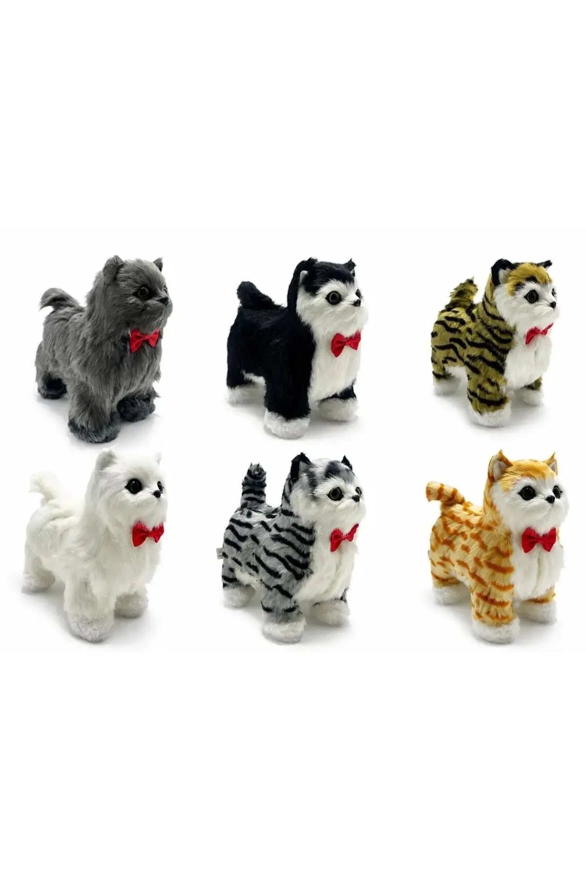 Sesli Hareketli Yürüyen Peluş Kedi Alk3389