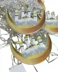 Hilal Yıldız LED Ramazan Işığı 3 Metre Dekoratif Perde Aydınlatması-7