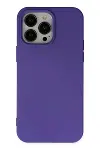 Apple iPhone 14 Pro Max Kılıf Nano içi Kadife Silikon - Mor-1