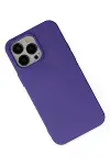Apple iPhone 14 Pro Max Kılıf Nano içi Kadife Silikon - Mor-5