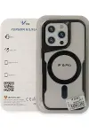 Apple iPhone 16 Pro Max Kılıf Boyi Magsafe Silikon Kapak - Yeşil-3