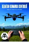 4K HD Kameralı Katlanabilir Drone Sabit Yükseklik Destekli Uzaktan Kumandalı Drone-2