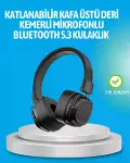 Deep Bass Destekli Kablosuz Katlanabilir Kulak Üstü Kulaklık-1