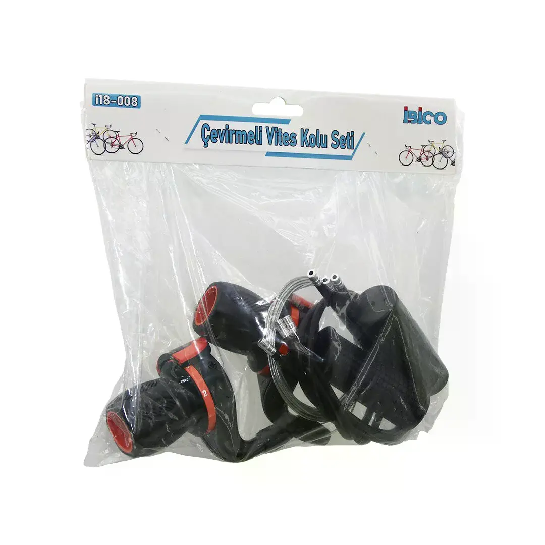 Çevirmeli Bisiklet Vites Kolu Seti 2PCS Vites Kolu - 2PCS Elcik - Tel - Tel Koruyucu K Kablo