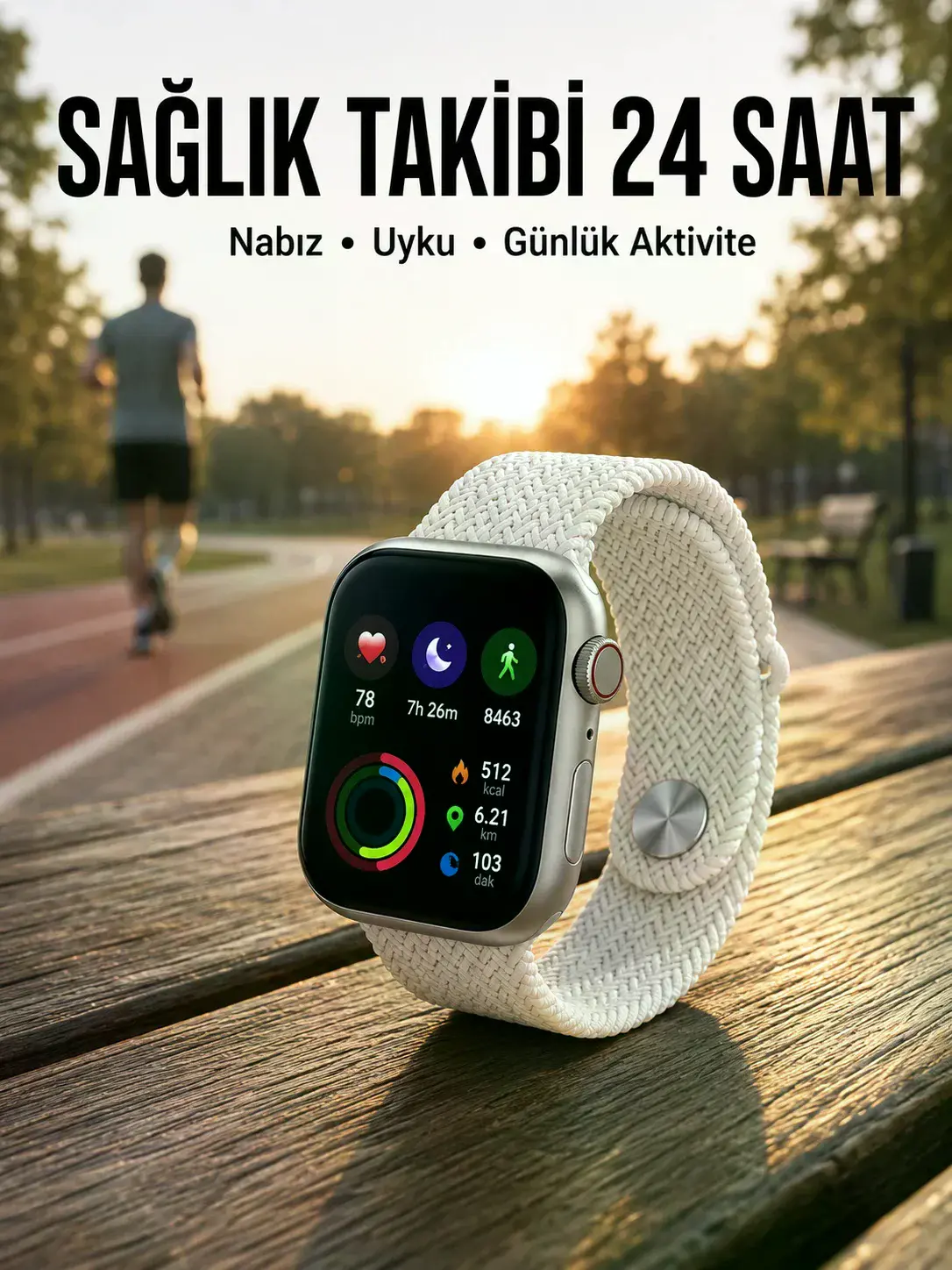 Akıllı Saat Yeni Nesil GPS Özelliği NFC Ve Uyku Takibi
