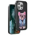 Venco Apple İphone 16 Pro Cute Desenli Kapak - Siyah-2