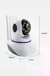 Akıllı Gece Görüşlü Sensörlü Wifi Kamera Telefondan Takip Edilebilir-8