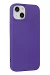 Apple iPhone 14 Plus Kılıf Nano içi Kadife Silikon - Mor-2