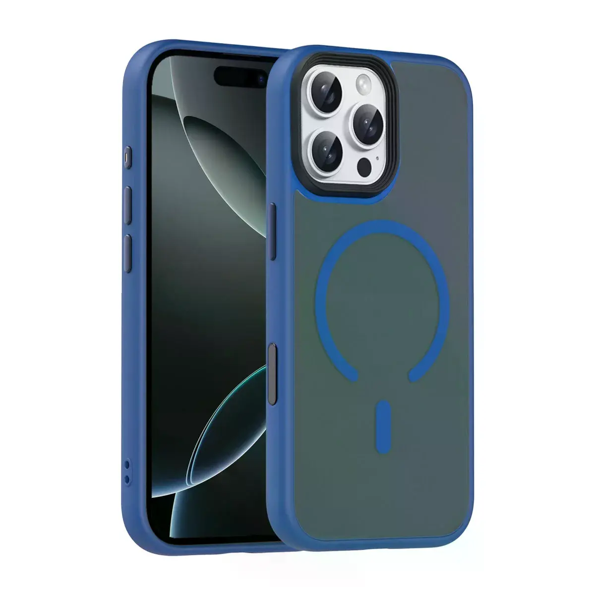 Joko Apple İphone 16 Pro Max Megane Magsafe Kapak - Lacivert