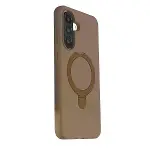 Samsung Galaxy A37 5g Regal Magsafe Standlı Kapak - Çöl Titanyum-3