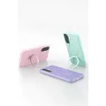 Samsung Galaxy A37 5g Regal Magsafe Standlı Kapak - Çöl Titanyum-4