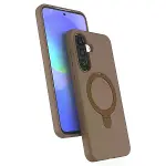 Samsung Galaxy A37 5g Regal Magsafe Standlı Kapak - Çöl Titanyum-1