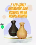 Led Işıklı Ultrasonik Oda Nemlendirici ve Uçucu Yağ Difüzörü-1