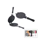 20CM Granit Döküm Waffle Tava Bakalit Sap-1