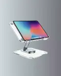 Katlanabilir Tablet Standı Ayarlanabilir Kaymaz Şeffaf Tasarım-4