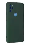 General Mobile GM 21 Pro Kılıf Nano içi Kadife Silikon - Koyu Yeşil-4