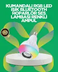 Bluetooth Hoparlörlü LED Ampul – 12W Enerji Tasarruflu-1