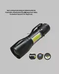 Profesyonel 4 Modlu Şarjlı El Feneri | 1300 mAh Batarya | Cree LED Teknolojisi-3
