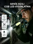 Profesyonel 4 Modlu Şarjlı El Feneri | 1300 mAh Batarya | Cree LED Teknolojisi-1
