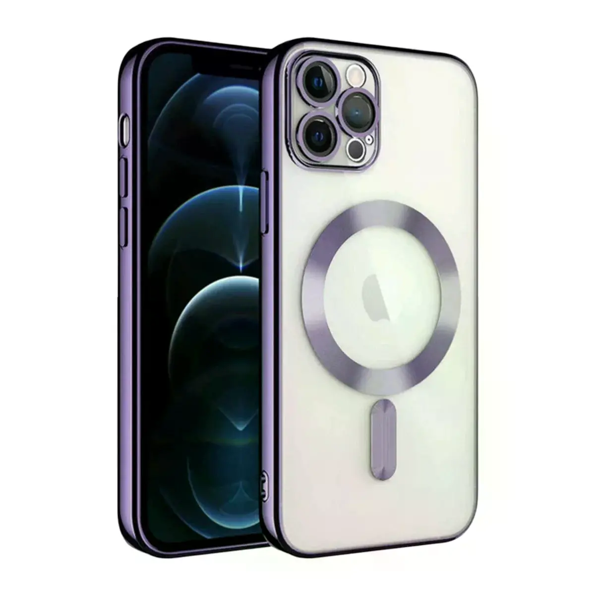 Apple İphone 13 Pro Kılıf Kross Magneticsafe Kapak - Mor