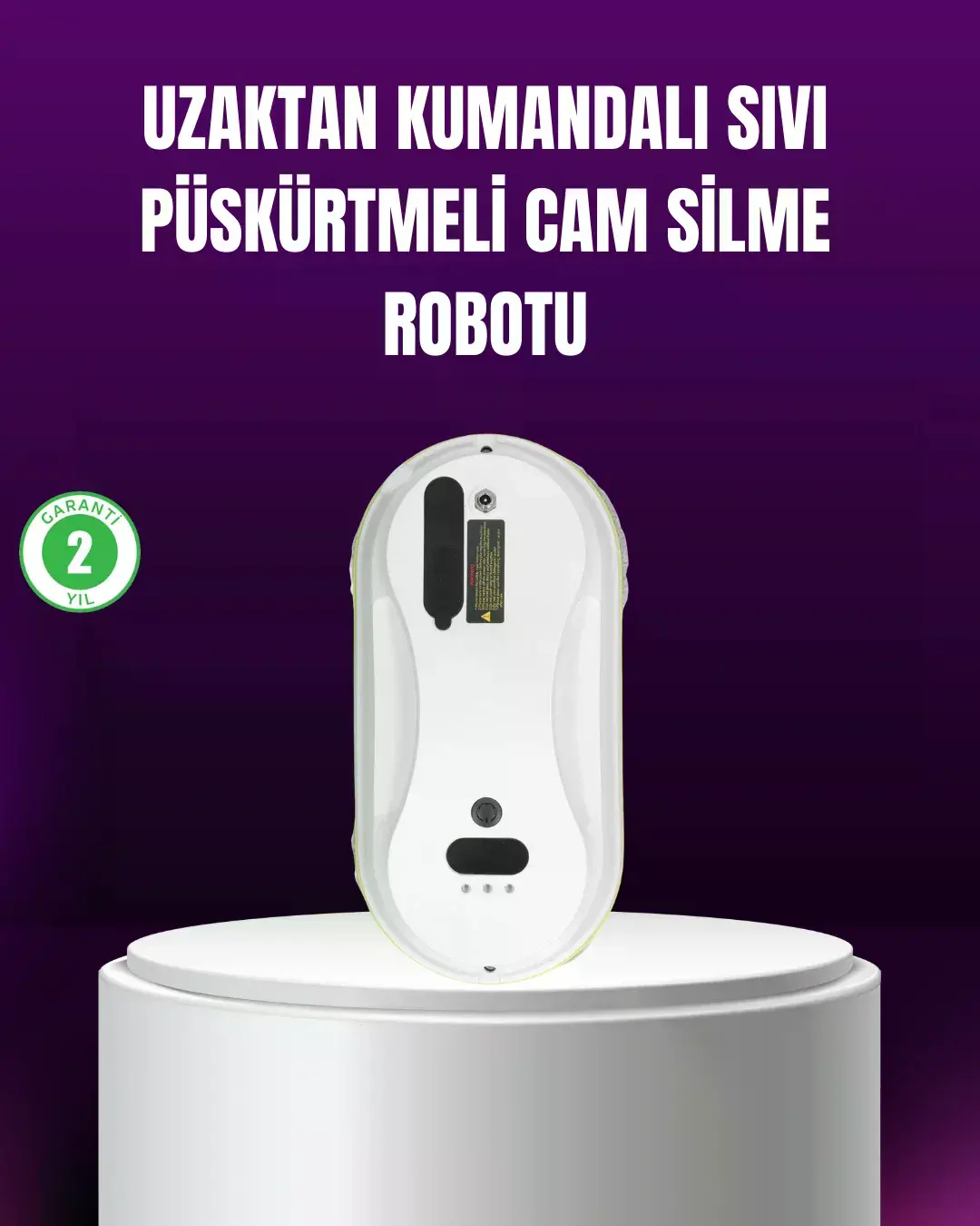AI Akıllı Rotalı Otomatik Cam Tezleme Robotu
