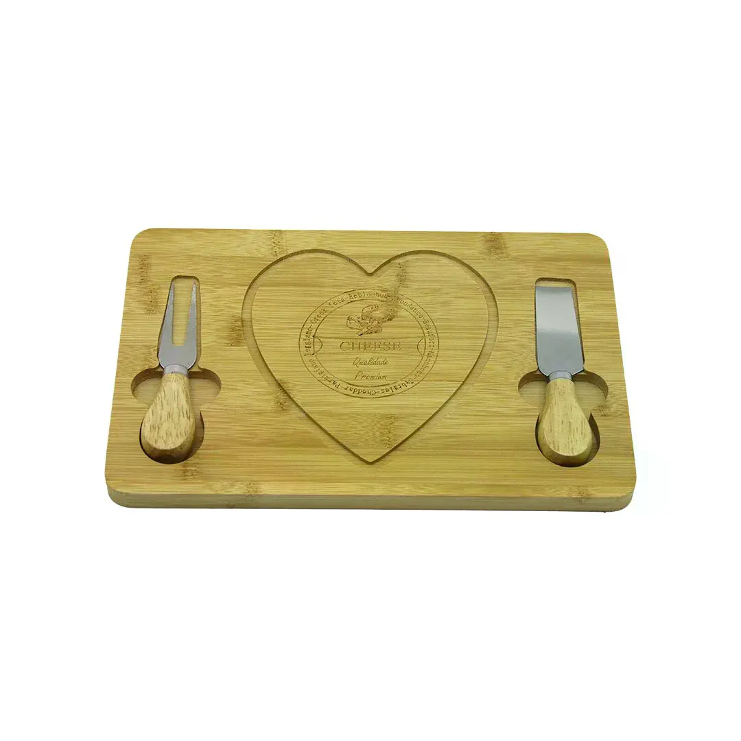 Kalpli Bıçak Sağ-solahşap Bambu Kahvaltı Peynir Sunum PANO2 Bıçak=ahşap SAP19X29CM-1.5CM