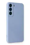 Samsung Galaxy S23 Kılıf Nano içi Kadife Silikon - Lila-3