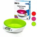Dijital - Pilli Mutfak Terazi Tartı Kaseli - 5KG/1GR-2
