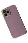 Apple iPhone 14 Pro Max Kılıf Volet Silikon - Mor-6