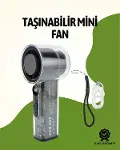 Sessiz Çalışan Taşınabilir Fan | Dijital Göstergeli | 100 Kademeli Hız Ayarı-1