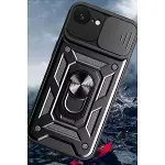 Apple İphone 16e Kılıf Pars Lens Yüzüklü Silikon - Lacivert-2