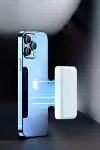 5000 Mah İOS Uyumlu Magsafe Kablosuz Şarj Hızlı Şarj Desteği-4