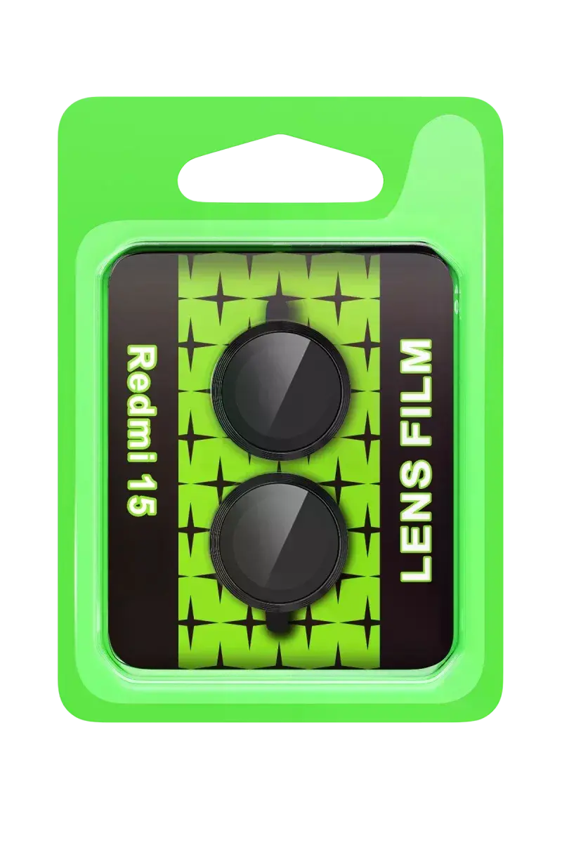 Xiao Red 15 4G Raze Metal Kamera Lens - Siyah