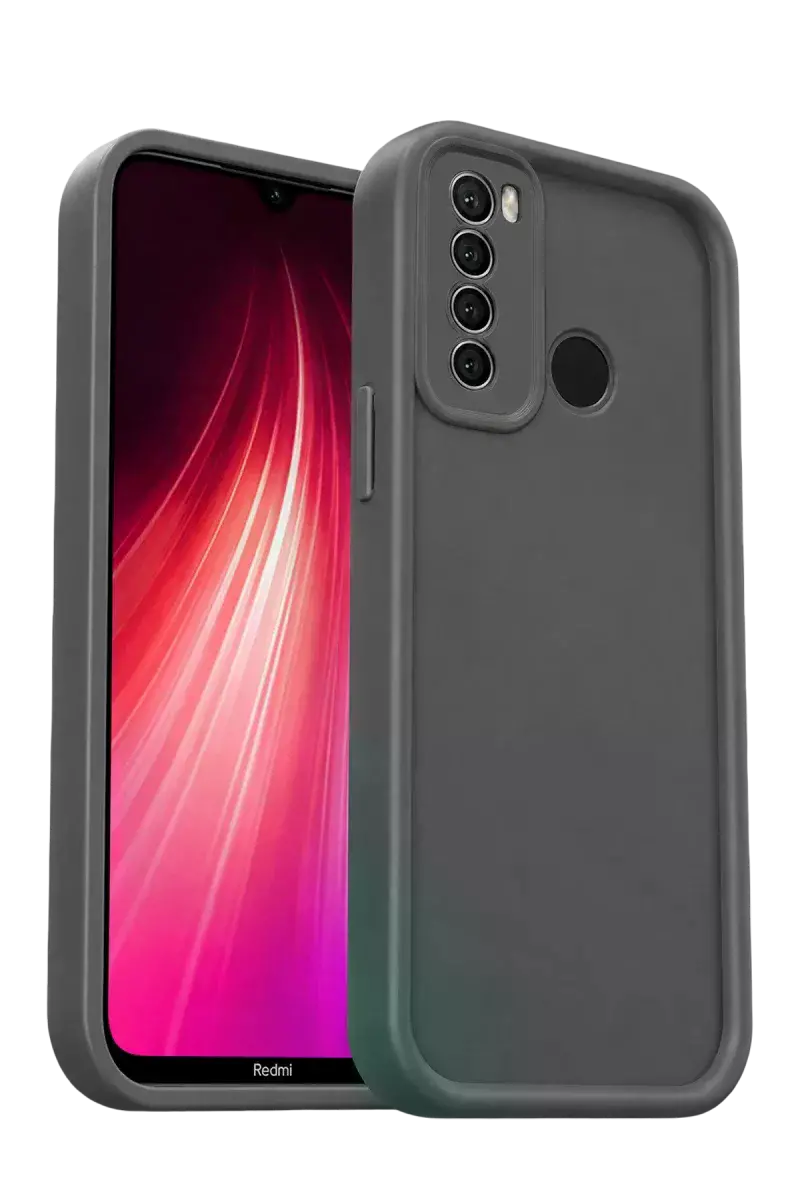 Xiao Red Note 8 Kılıf Viera Silikon - Gri